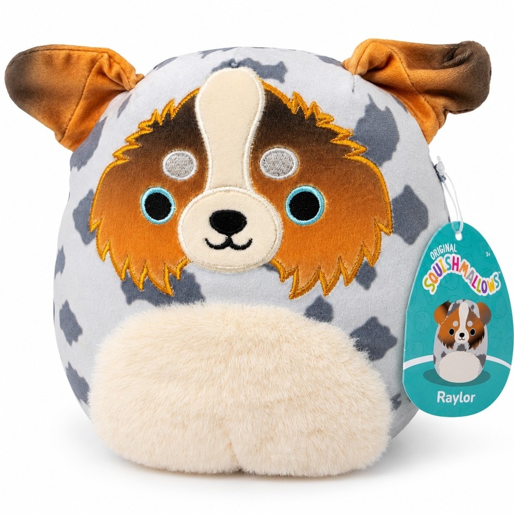 Squishmallows Raylor Australian Shepherd Dog 8" Plush 2021 Kellytoy w/Tag